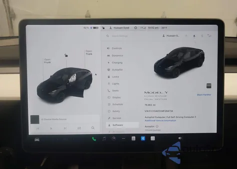 2021 Tesla Model Y Long Range Dual Motor All-Wheel Drive from USA, damaged, VIN 5YJYGAEEXMF294734